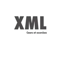 XML - Cours et exercices