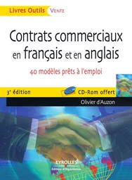 Contrats commerciaux en français et en anglais