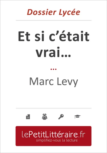 Et si c'était vrai - Marc Levy (Dossier lycée) - Elena Pinaud - Primento Editions