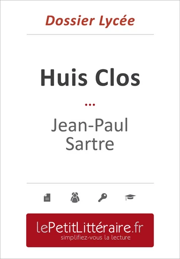 Huis Clos - Jean-Paul Sartre (Dossier lycée) - Baptiste Frankinet - Primento Editions