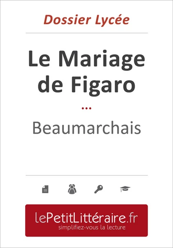 Le Mariage de Figaro - Beaumarchais (Dossier lycée) - Isabelle Consiglio - Primento Editions