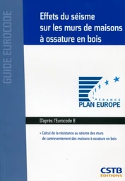 Effets du séisme sur les murs de maisons à ossature en bois