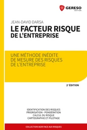 Le facteur risque de l'entreprise - Jean-David Darsa - Gereso