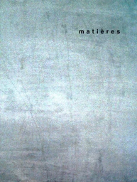 matières 1