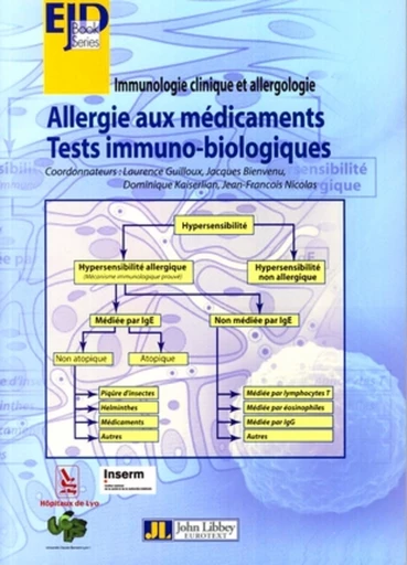 Allergie aux médicaments - Tests immuno-biologiques - Laurence Guilloux, Jacques Bienvenu, Dominique Kaiserlian, Jean-François Nicolas - John Libbey