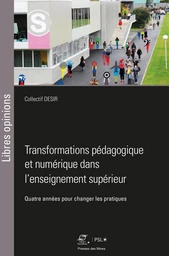 Transformations pédagogique et numérique dans l'enseignement supérieur