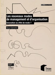 Les nouveaux modes de management et d'organisation