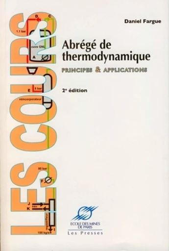 Abrégé de thermodynamique - Daniel Fargue - Presses des Mines