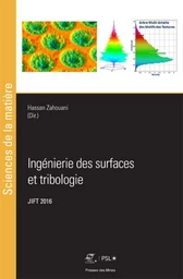 Ingénierie des surfaces et tribologie