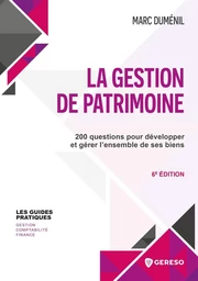 La gestion de patrimoine